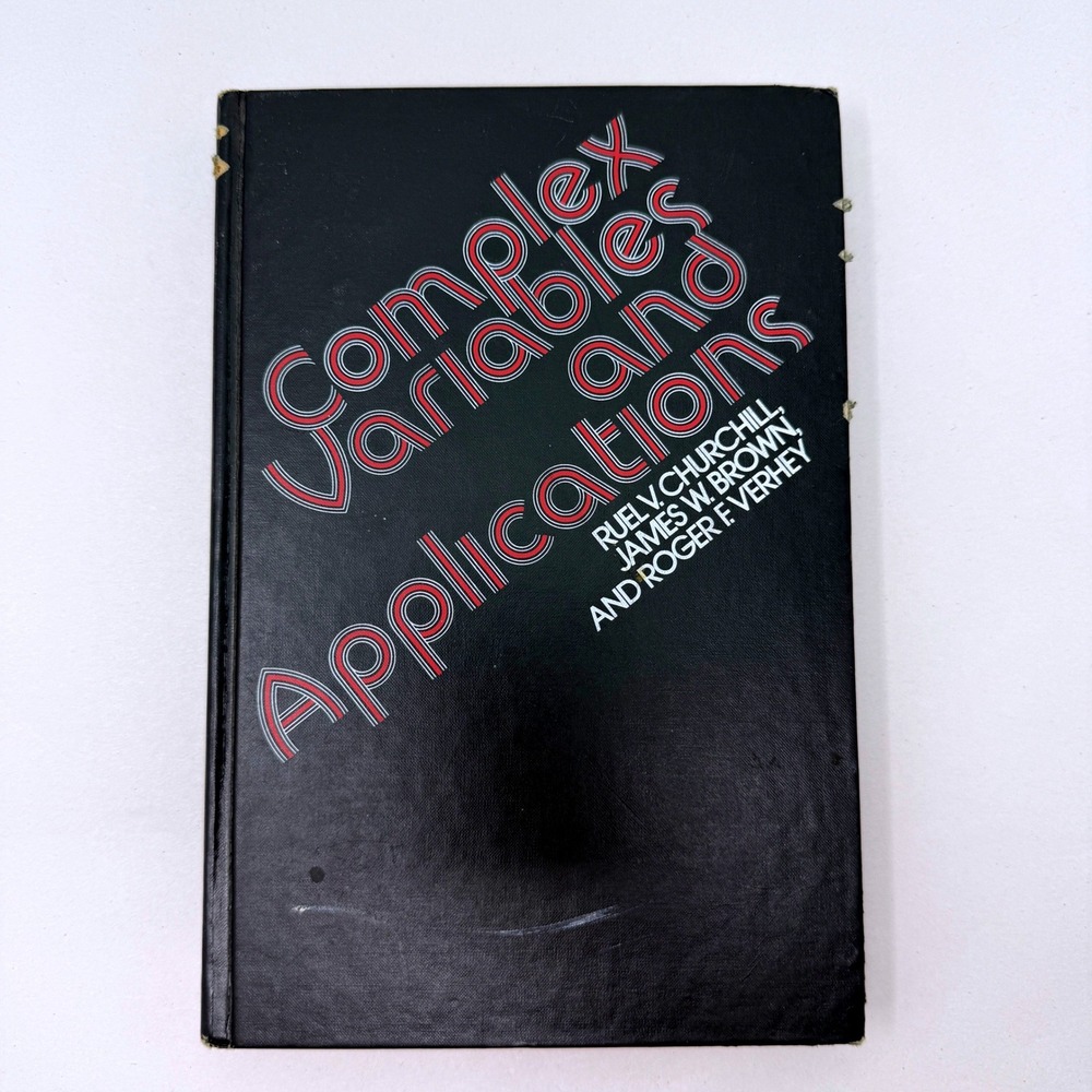 Complex Variables and Applications 3rd Edition Churchill Brown Verhey Textbook